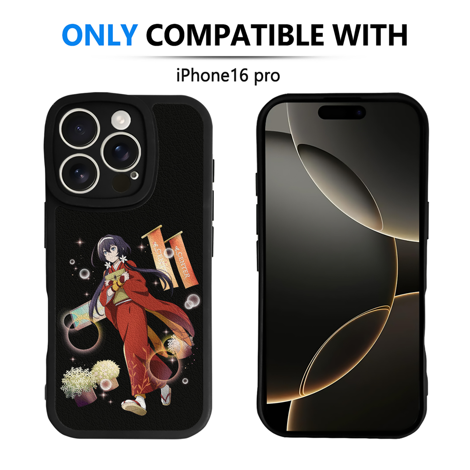 （画像用） 文豪ストレイドッグス Bungo Stray Dogs 【iPhone 16シリーズ対応】シリコンスマホケース（レザー調） 材質：シリコン